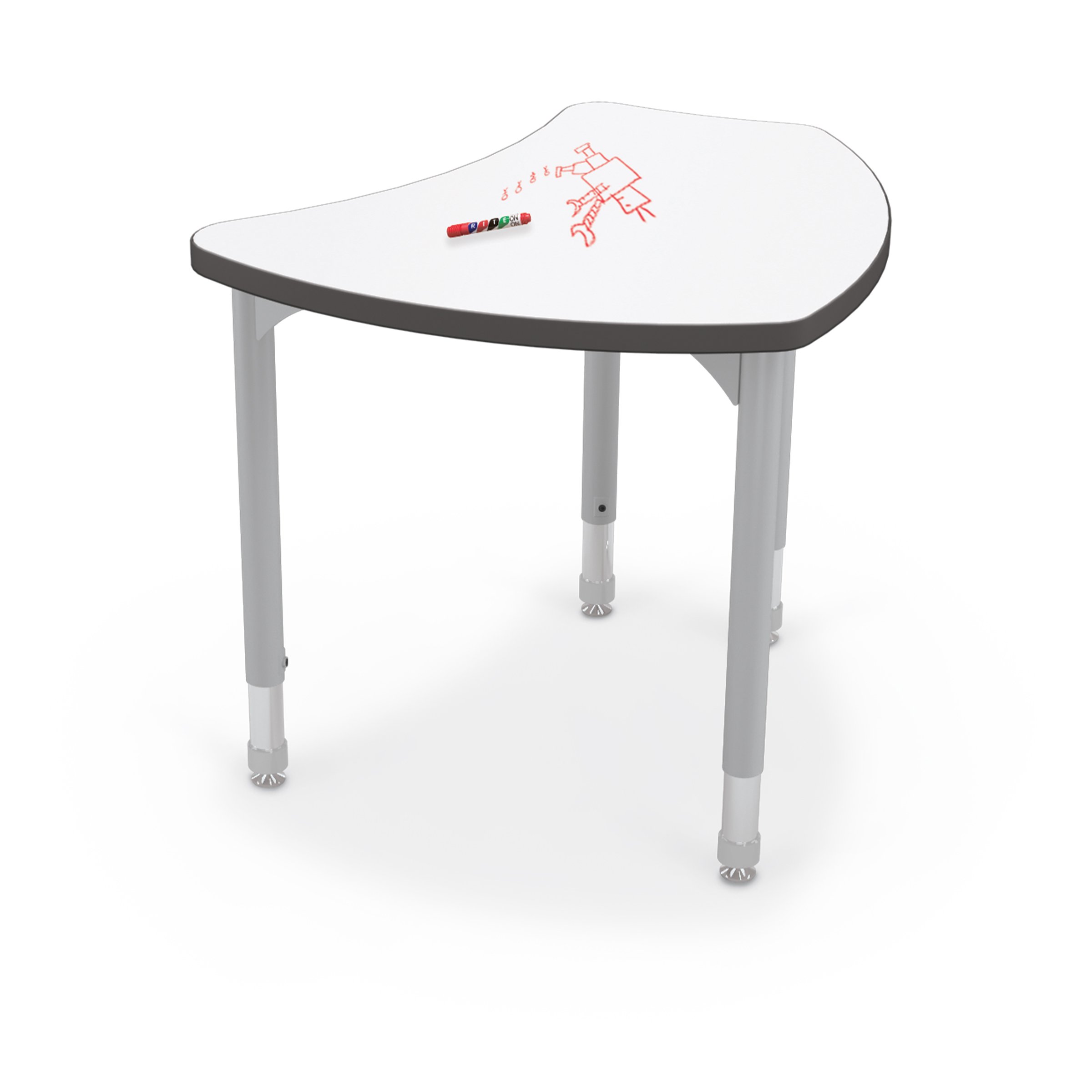 MooreCo Porcelain Steel top desk