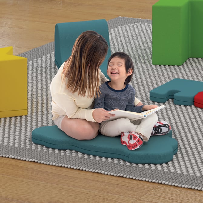 MooreCo Cloud Shaped All Foam Soft Seating Pad