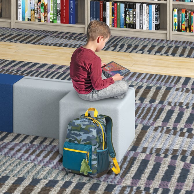 MooreCo all foam soft seating in school