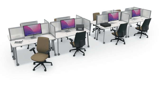 MooreCo furniture for CTE business classroom
