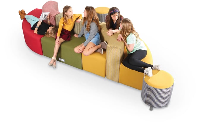 Flexible classroom furniture for Gen Alpha by MooreCo