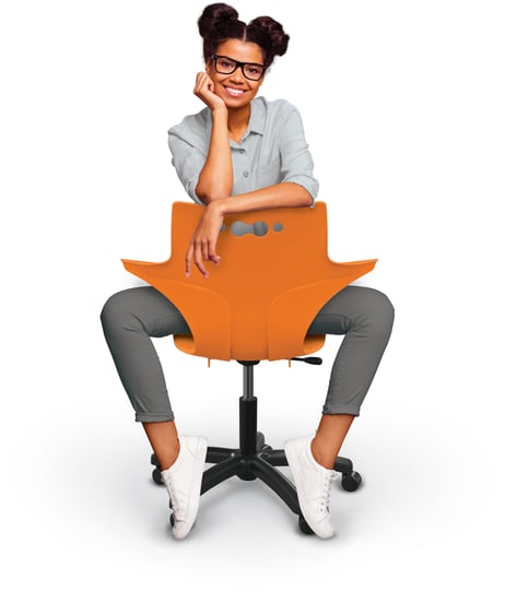 hierarchy-5-star-task-chair-w-arms-back-angle-w-model-orange