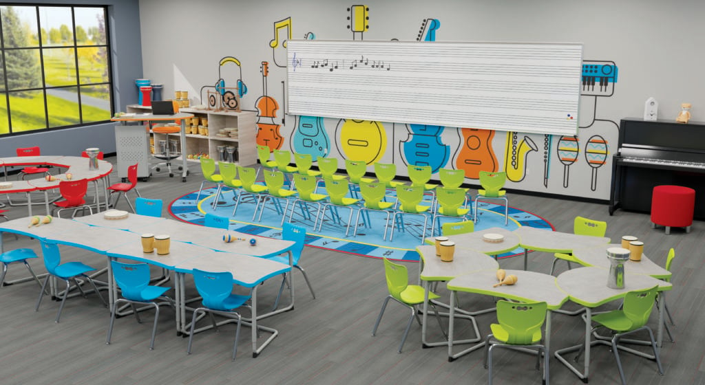 best colors for preschool classroom